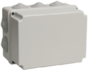 Коробка КМ41246 распаячная для о/п 190х140х120мм IP55 (RAL7035, 10 гермовводов)