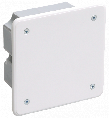 Коробка КМ41021 распаячная 92х92x45мм для полых стен (с саморезами, метал. лапки, с крышкой ) под заказ от ПРОМ ЭНЕРГО СНАБ