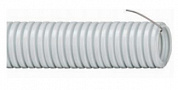 ДКС Труба ПВХ гибкая гофр. д.16мм, лёгкая с протяжкой, 100м, цвет серый