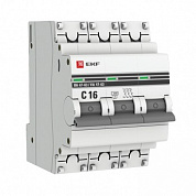 Автоматический выключатель EKF PROxima ВА47-63 3P 16А характеристика С