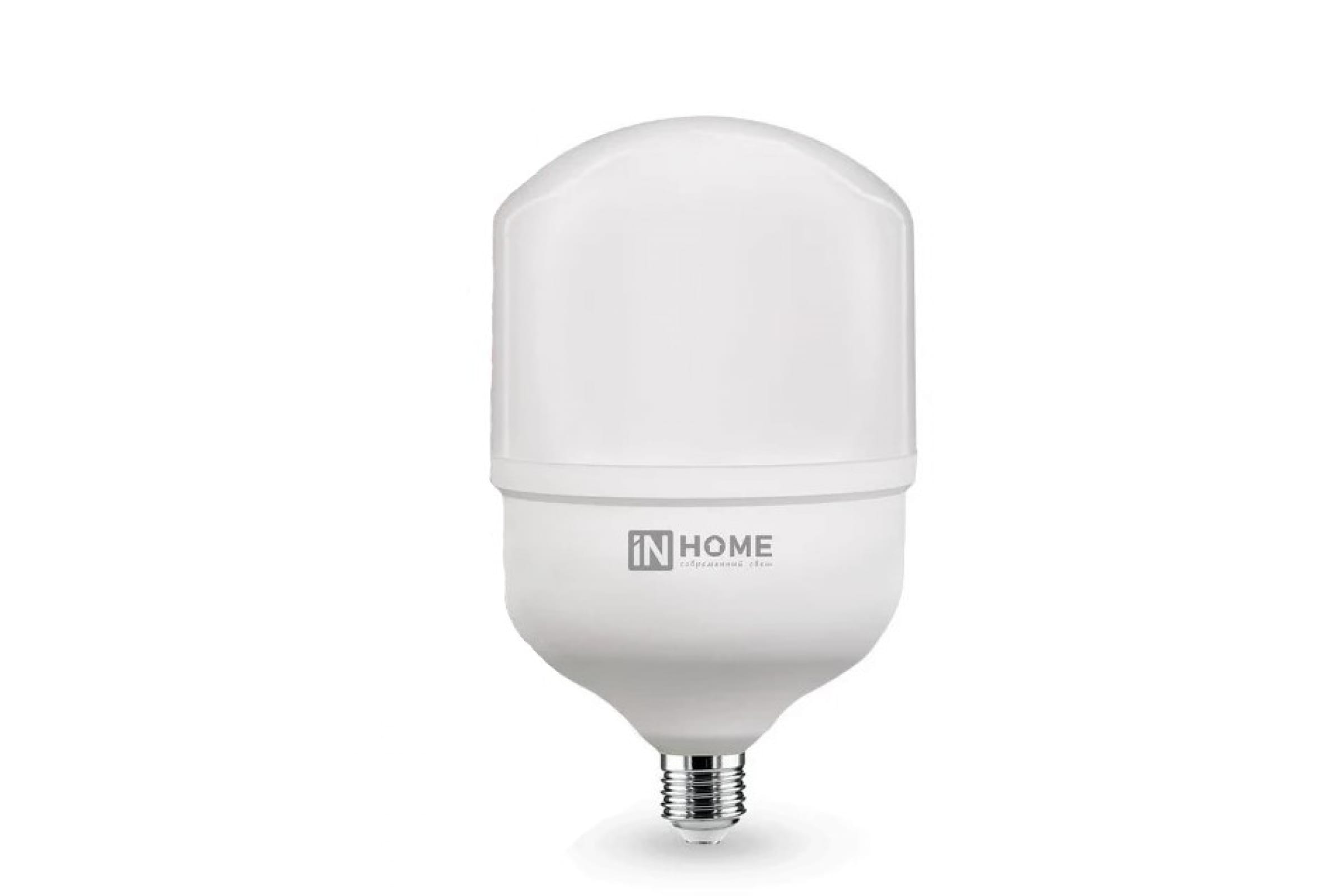 Лампа светодиодная LED-HP-PRO 40Вт 230В 6500К Е27 с адаптером Е40 3600Лм