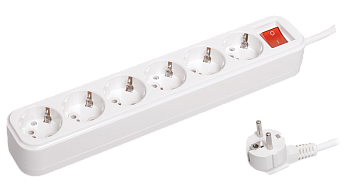 Удлинитель У06В 6 места 2Р+РЕ/5.0 метра 3х1мм2 16А/250В CLASSIC IEK