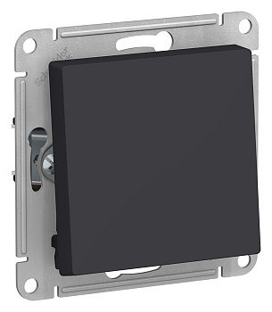 Systeme Electric AtlasDesign Карбон Переключатель 1-клавишный, сх.6, 10АХ, механизм