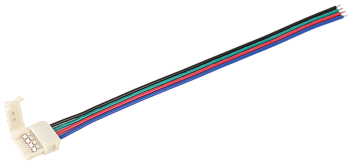 Коннектор 3шт RGB 10мм (15см-разъем) IEK