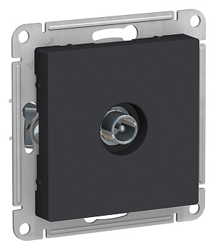 Systeme Electric AtlasDesign Карбон Розетка TV оконечная 1DB, механизм