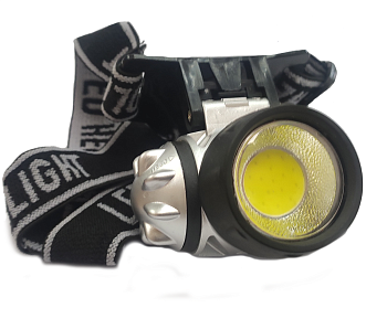 Фонарь налобный Evostar YM-3017-COB/3AAA/5Вт