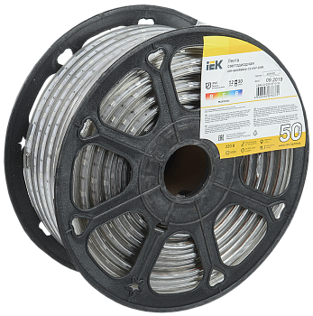 Лента LED 50м блистер LSR-5050RGB30-7.2-IP67-220V 14мм RGB цвет IEK