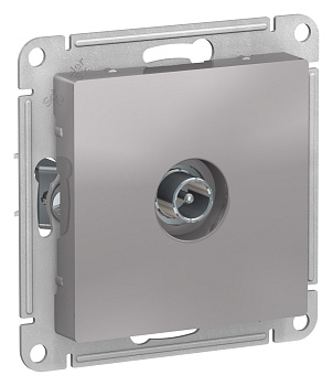Systeme Electric AtlasDesign Алюминий Розетка TV оконечная 1DB, механизм