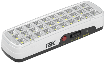 Светильник ДБА 3926-П, аккумулятор/сеть, 3ч, 3Вт, 90/250лм 30LED ИЭК