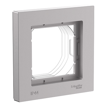 Systeme Electric AtlasDesign Aqua Алюминий Рамка 1-ая
