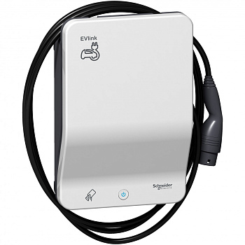 Schneider Electric СТАНЦИЯ EVLINK 7kW КАБЕЛЬ T2+RFID