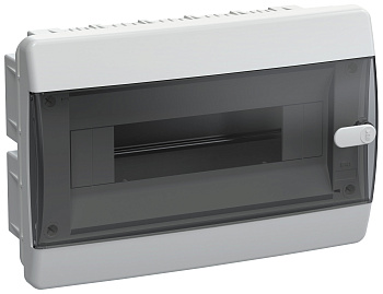 IEK UNION Compact Корпус пласт. ЩРВ-П-12 IP41 черн. пр. дв.