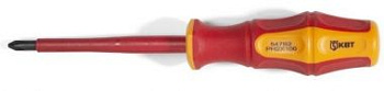 Отвертка диэлектрическая PZ/FL1x80 серия ПРОФИ (КВТ)