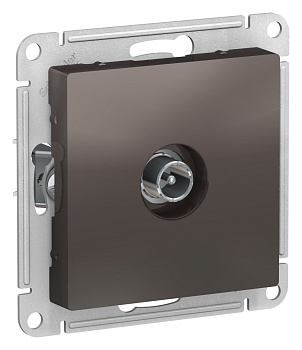 Systeme Electric AtlasDesign Мокко Розетка TV проходная 4DB, механизм