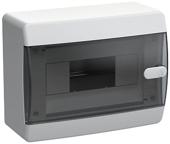 IEK UNION Compact Корпус пласт. ЩРН-П-8 IP41 черн. пр. дв.