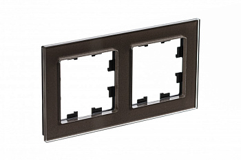 Systeme Electric AtlasDesign Nature Стекло мокко Рамка 2-ая