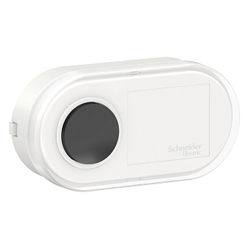 Кнопка звонка ОП BLANCA проводная 0.4А 250В бел. SchE BLNKA000011