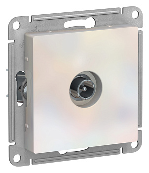Systeme Electric AtlasDesign Жемчуг Розетка TV оконечная 1DB, механизм